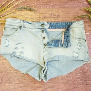 🌺FINAL PRICE HIGH RISE DESTROYED CUTOFF SHORTS